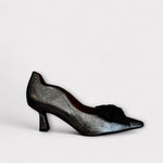 Marian Pewter Leather Court Shoe