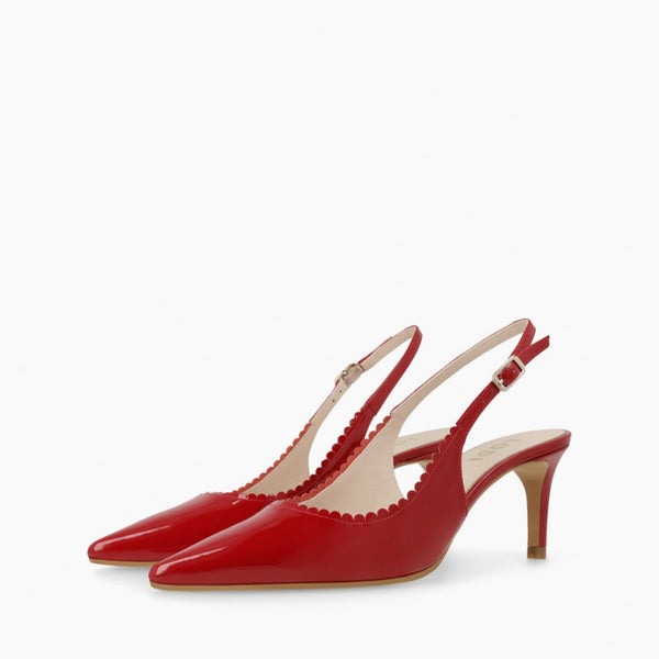 LODI Noan Red Patent Slingback