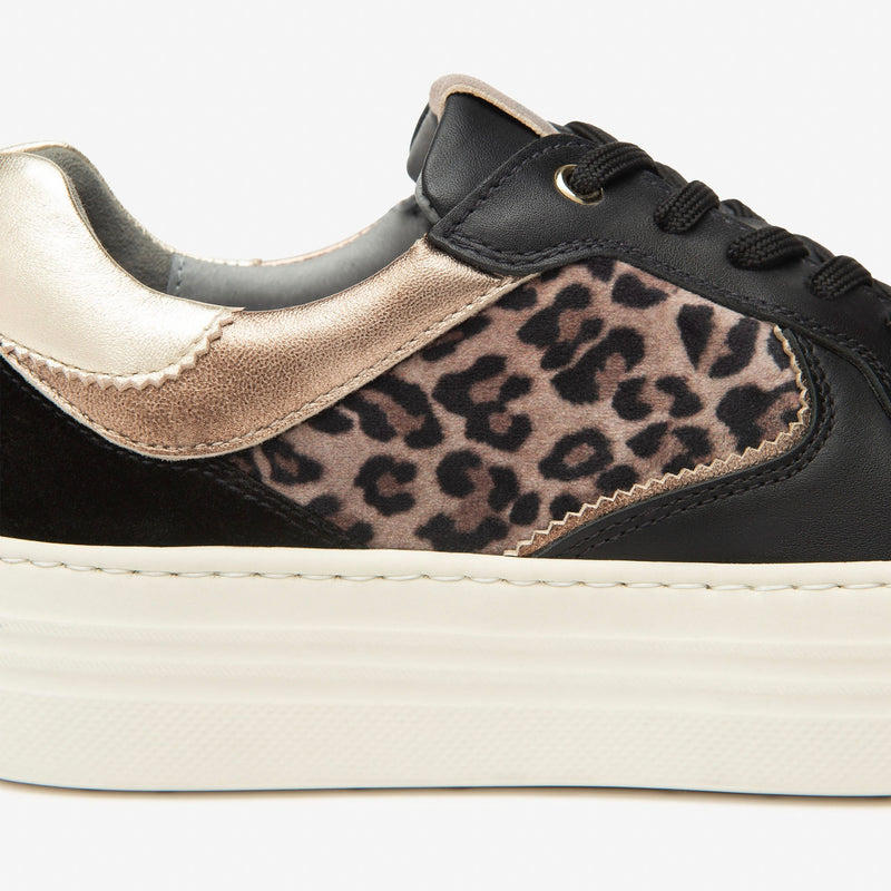 NeroGiardini Black Leather Trainer