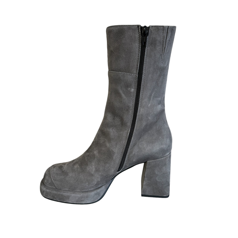 Marco Moreo Grey Platform Midi Boot