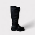 Wonders Bones A-4304 Black Knee High Boot