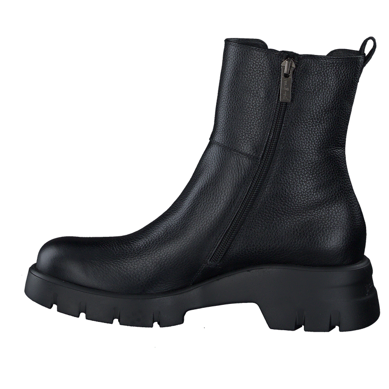 Paul Green Black Leather Chelsea Boot