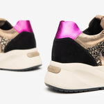 NeroGiardini Leopard Print Trainers