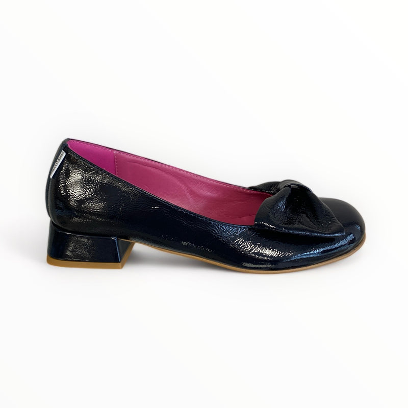 Marco Moreo Navy Patent Pump