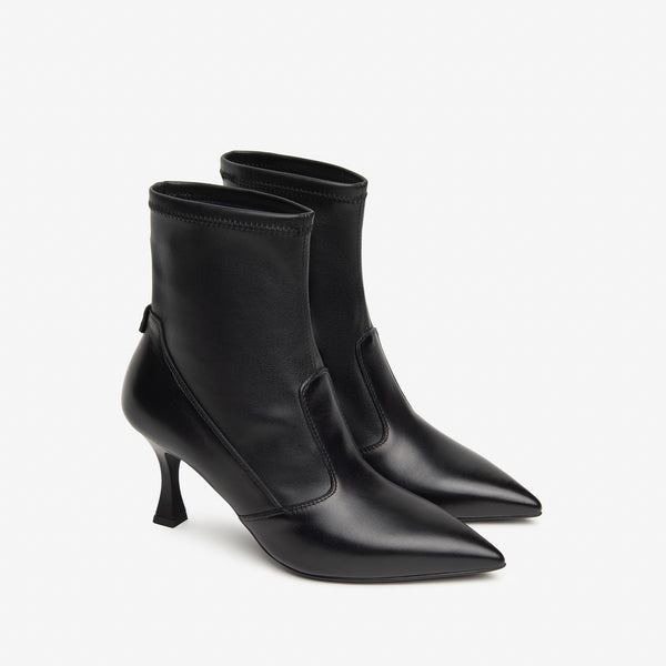 NeroGiardini Black Stretch Ankle Boot