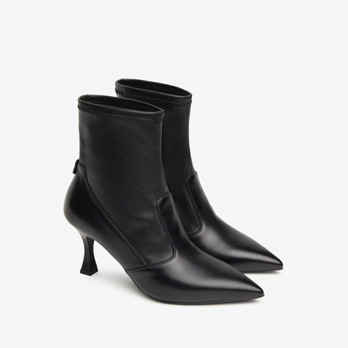 NeroGiardini Black Stretch Ankle Boot