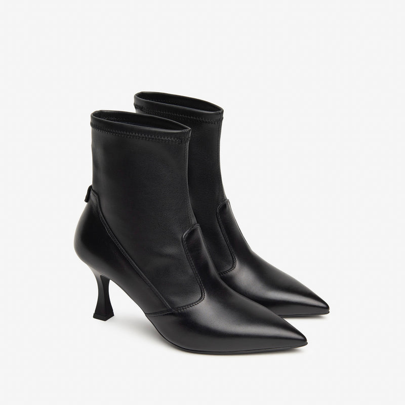 NeroGiardini Black Stretch Ankle Boot