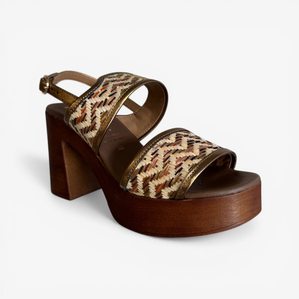 Repo Bronze 56250-E6 Platform Sandal