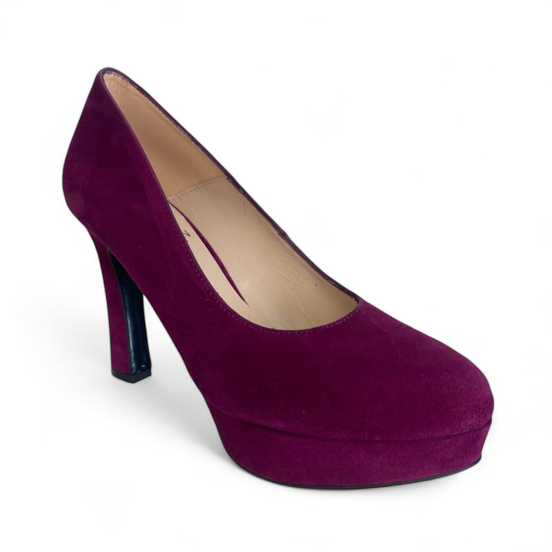 Marian Purple Suede Platform Shoe