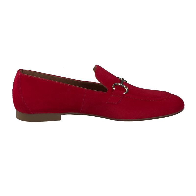 Paul Green Red Suede Loafers