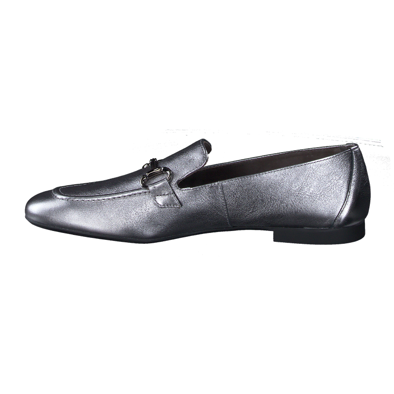 Paul Green Pewter Leather Loafer