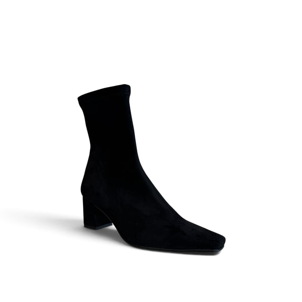Miss Elastic Black Sock Boot - 75357