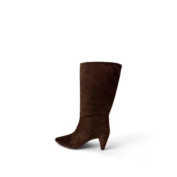 UNISA LAIA Brown Suede Midi Boot