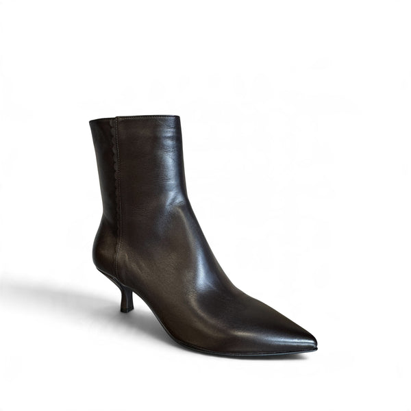 Pomme DOr Glove Coffee Leather Ankle Boot