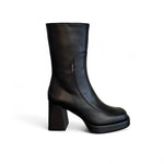 Marco Moreo Black Platform Midi Boot