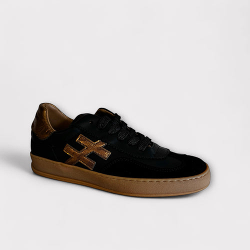 Another Trend Black & Gold Trainer