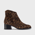 Wonders Easy Leopard Print Ankle Boot