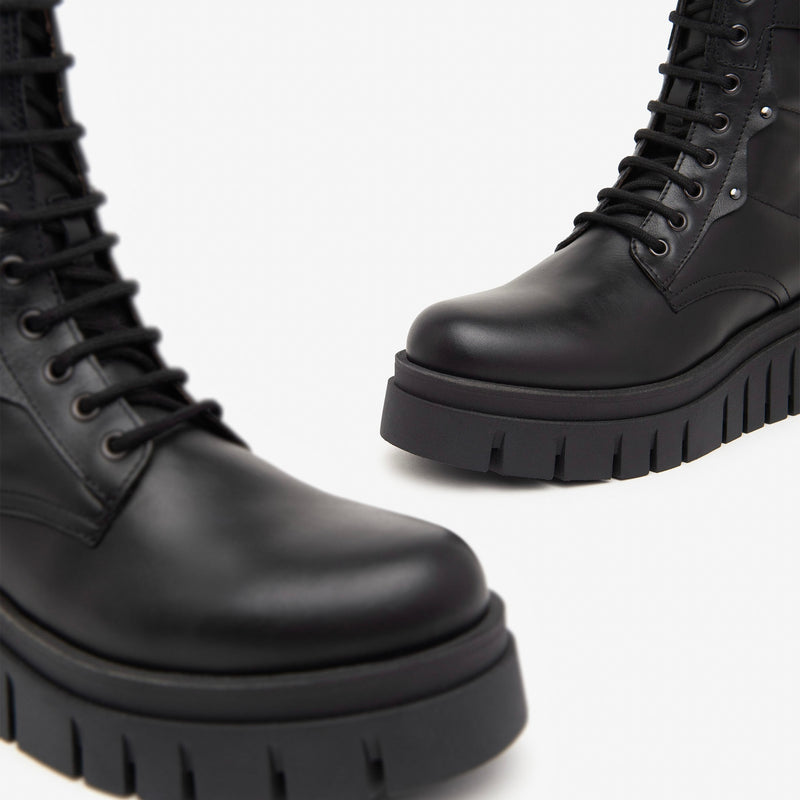 NeroGiardini Black Platform Boot