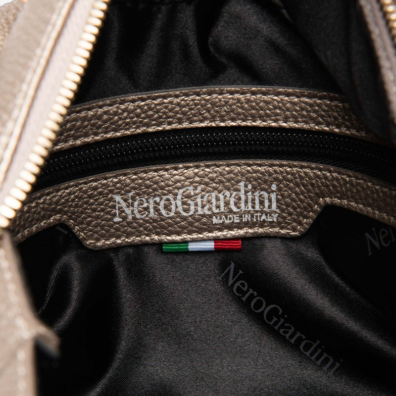 NeroGiardini Gold Crossbody Bag