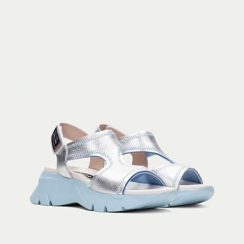 Hispanitas Dakar Silver Chunky Sandal