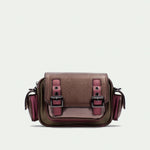 Hispanitas Metallic & Wine Crossbody Bag