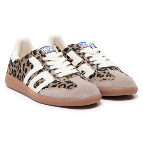 Back 70 Cloud Leopard Print Trainer