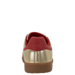 Back 70 Cloud Metallic Gold & Red Trainer