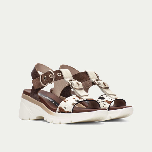 Hispanitas Cedro Pony & Cream Sandal