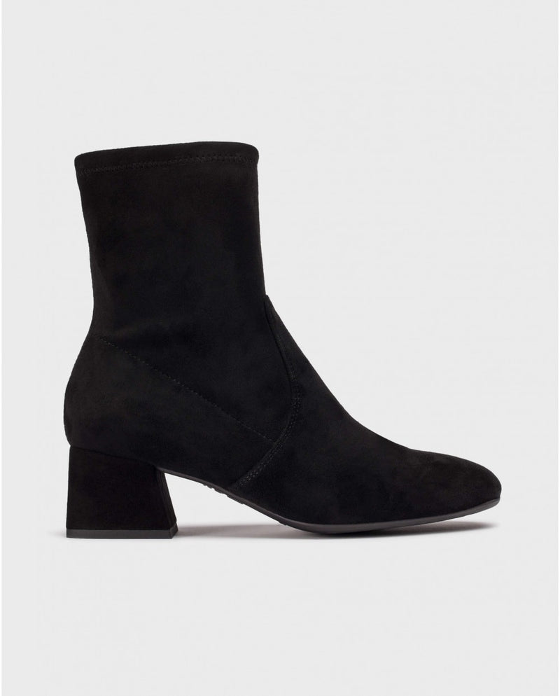 Wonders Anan 30 Black Suede Sock Boot