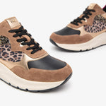 NeroGiardini Leopard Print Trainers