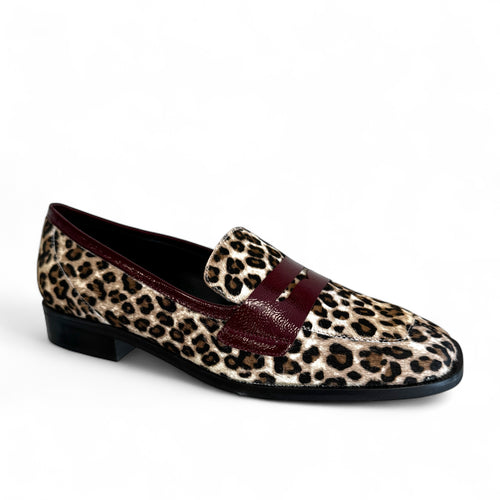 LODI Bereco Leopard Print Loafer