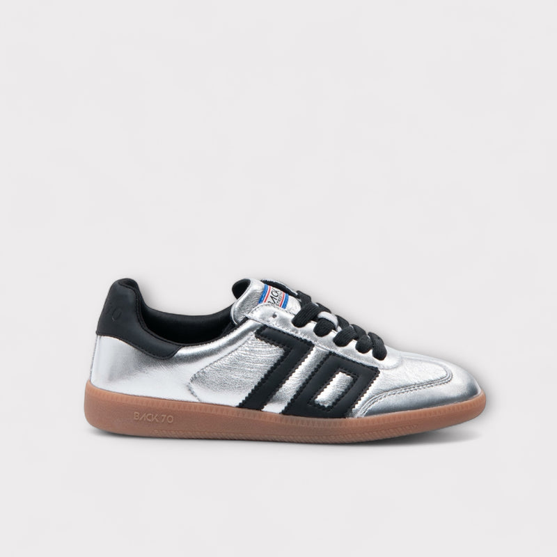 Back 70 Cloud Metallic Silver Trainer