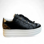 Marco Moreo Whitney Black Leather Trainer