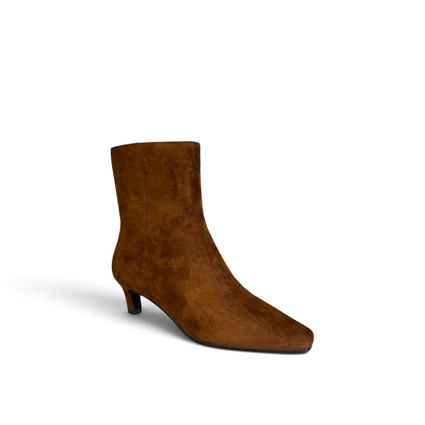 Pedro Anton Felicity Tan Suede Ankle Boot