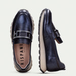 Hispanitas Loira Navy Leather Shoe