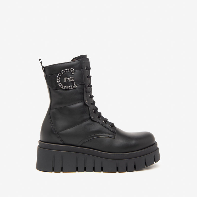 NeroGiardini Black Platform Boot