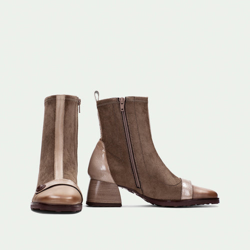 Hispanitas Marsella Taupe Ankle Boot