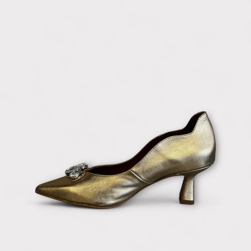 Marian Gold Court Shoe
