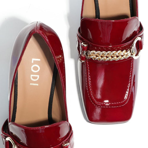 LODI Eludis Burgundy Loafers