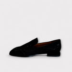 Marian Black Suede Loafer
