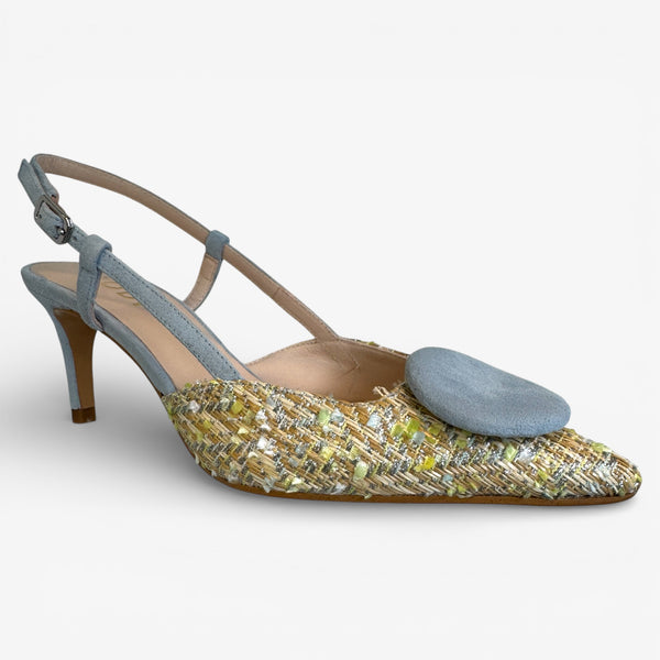 LODI Nivis Blue Suede Slingback