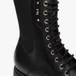NeroGiardini Black Stretch Platform Boot