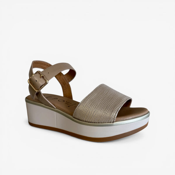 Repo Beige Flatform Sandal