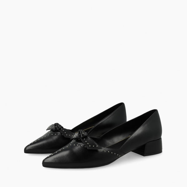 LODI Amistad Black Low Heel Loafer