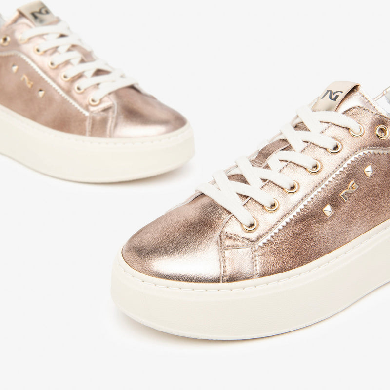 NeroGiardini Metallic Gold Trainer