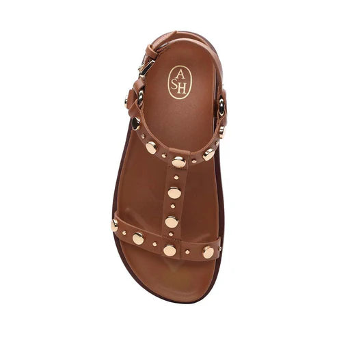 ASH Ugo Cinnamon & Gold Sandal