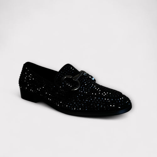 Pedro Anton Black Sparkle Loafer