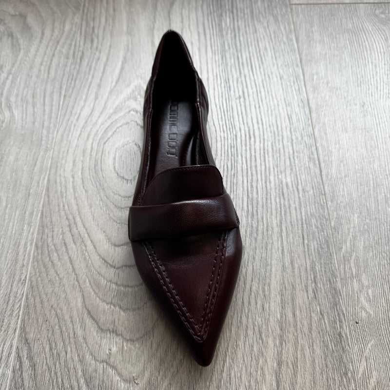 Pomme D’Or Burgundy Leather Loafer 1134