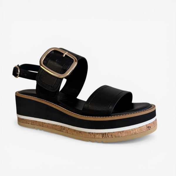 Repo Black Platform Sandal - 61285-E6