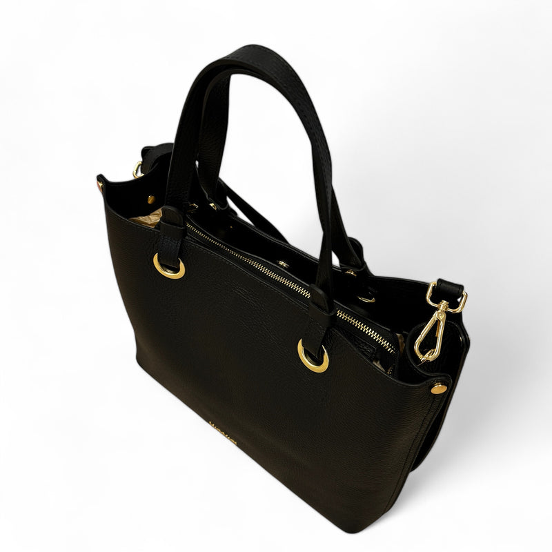 Marco Moreo Large Leather Tote Bag